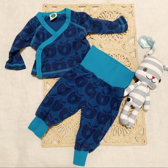 Smafolk Other - Smafolk* kimono wrap 2 piece pajamas